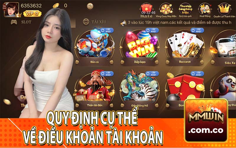 Quy Định Cụ Thể về Điều Khoản Tài Khoản