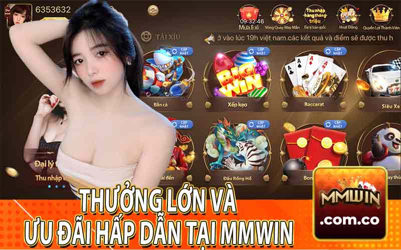 Thưởng Lớn và Ưu Đãi Hấp Dẫn tại Mmwin