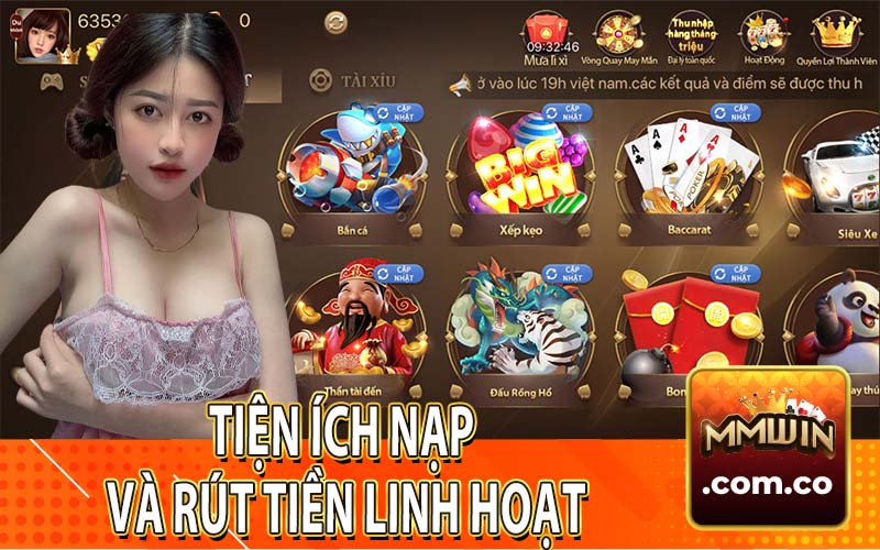 Tiện Ích Nạp và Rút Tiền Linh Hoạt