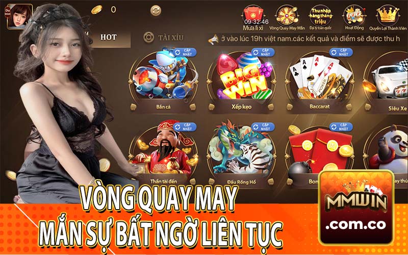 Vòng Quay May Mắn Sự Bất Ngờ Liên Tục